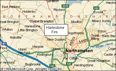 Directions to Harlestone Firs